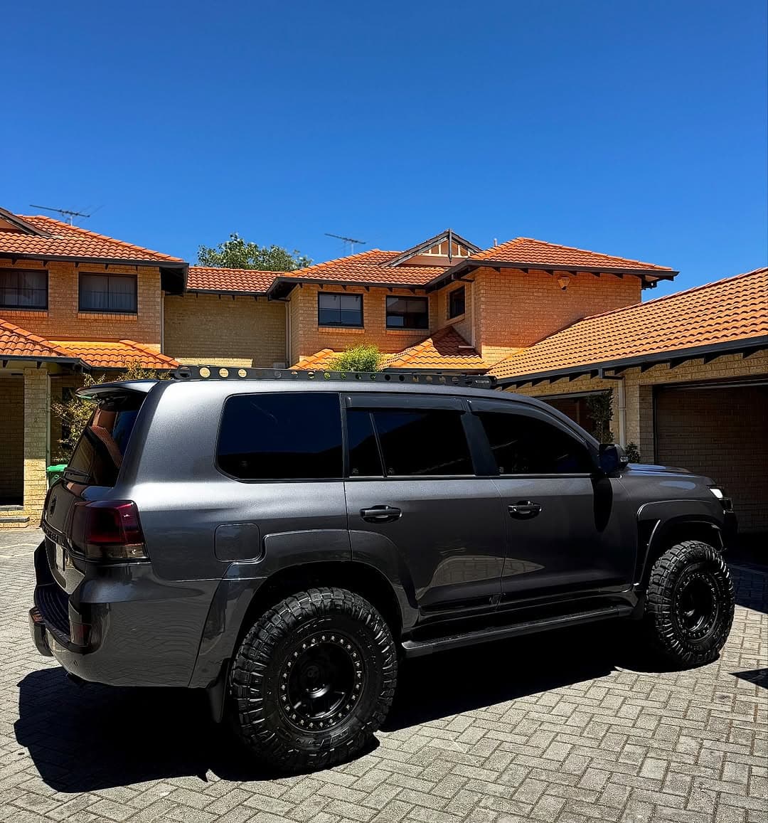 lifted grey 4WD after detailing by AFW Car Care in Perth, frame 02