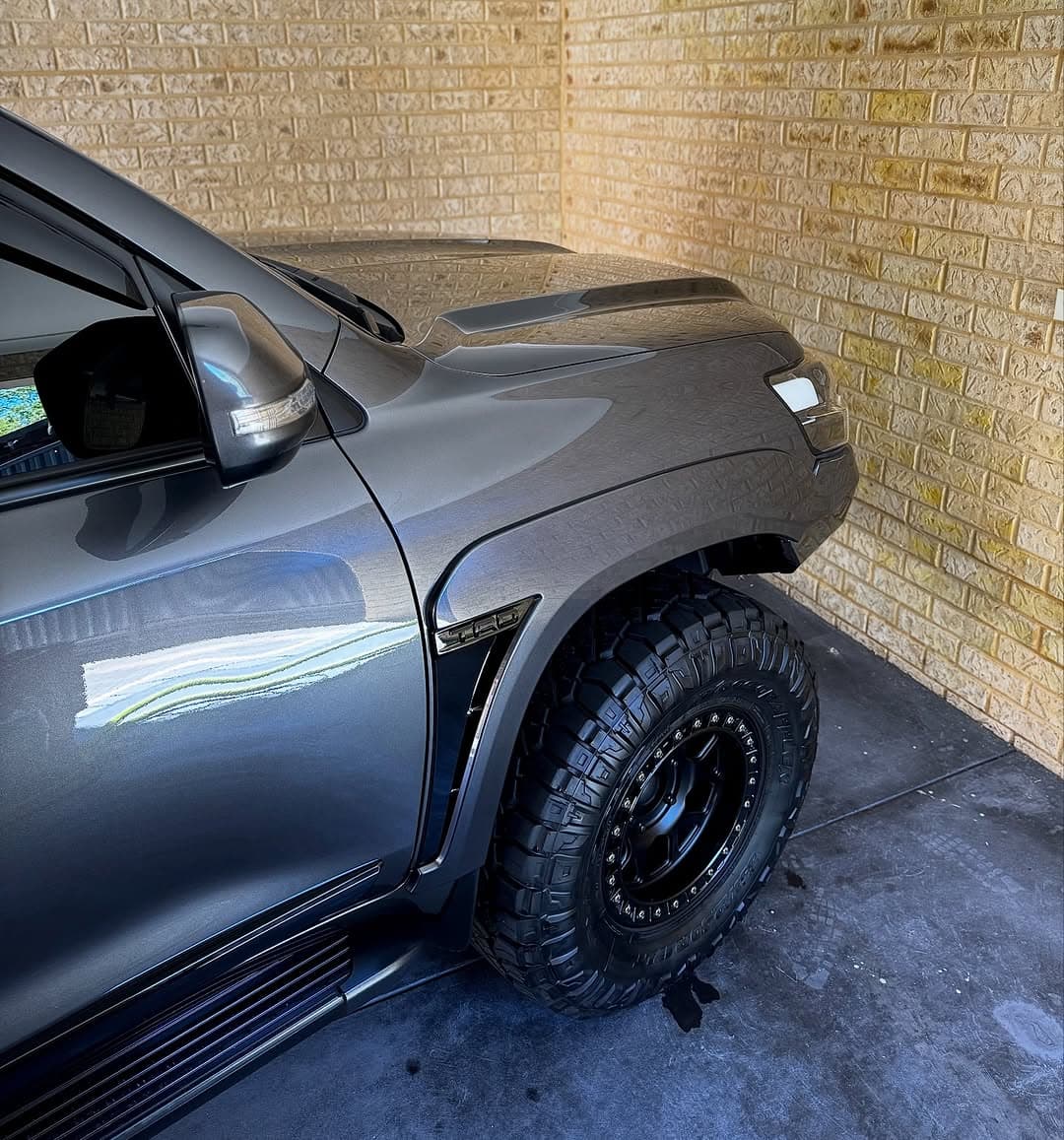 lifted grey 4WD after detailing by AFW Car Care in Perth, frame 07