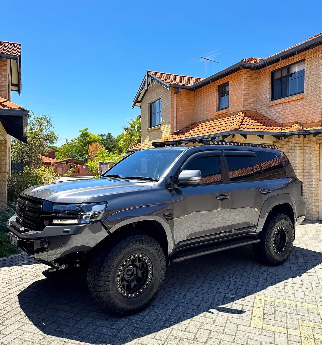 lifted grey 4WD after detailing by AFW Car Care in Perth, frame 11