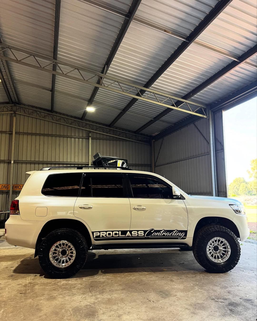 white touring 4WD after detailing by AFW Car Care in Perth, frame 06