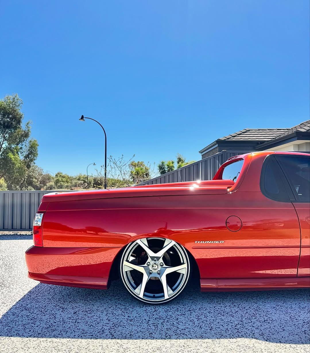 red classic pickup after detailing by AFW Car Care in Perth, frame 08